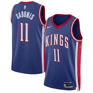 Exquisito Elegante Original Domantas Sabonis Sacramento Kings Nike Unisex 2024/25 Swingman Player Jersey City Edition Blue