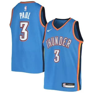 Ideal Cool Chris Paul Oklahoma City Thunder Nike Youth Team Swingman Jersey Blue