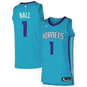 Perfecto Delicioso Sofisticado LaMelo Ball Charlotte Hornets Jordan Brand Authentic Player Jersey Icon Edition Teal
