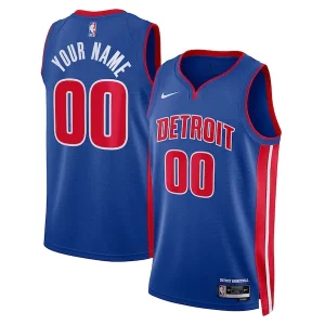 Elegante Detroit Pistons Nike Unisex Swingman Custom Jersey Blue Icon Edition