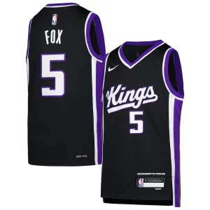 Magnífico Increíble De'Aaron Fox Sacramento Kings Nike Youth Swingman Jersey Icon Edition Purple