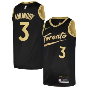 Genial Fantástico OG Anunoby Toronto Raptors Nike Swingman Player Jersey City Edition Black