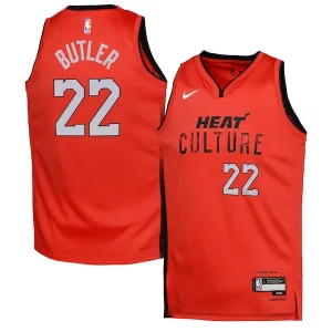 Único Original Jimmy Butler Miami Heat Nike Youth 2024/25 Swingman Player Jersey City Edition Red