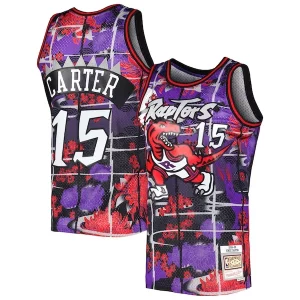 Fácil de llevar Vince Carter Toronto Raptors 1998/99 Hardwood Classics Lunar New Year Swingman Jersey Purple