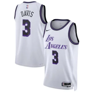 Perfecto Ideal Anthony Davis Los Angeles Lakers Nike Unisex 2022/23 Swingman Jersey City Edition White