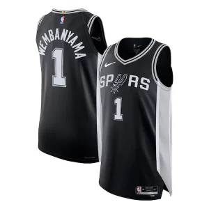Ideal Atractivo Cool Victor Wembanyama San Antonio Spurs Nike Authentic Jersey Icon Edition Black
