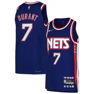 Maravilloso Genial Kevin Durant Brooklyn Nets Nike Authentic Player Jersey City Edition Blue