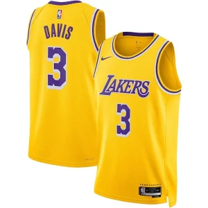 Único Anthony Davis Los Angeles Lakers Nike Unisex Swingman Jersey Icon Edition Gold