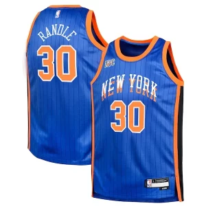 Cool Perfecto Lujoso Julius Randle New York Knicks Nike Youth Swingman Replica Jersey City Edition Blue
