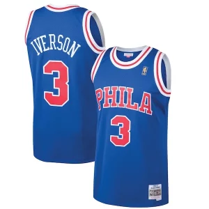 Encantador Exquisito Chulo Allen Iverson Philadelphia 76ers 1996/97 Hardwood Classics Swingman Jersey Royal