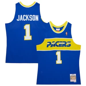 Fantástico Único Original Stephen Jackson Indiana Pacers 2004/05 Hardwood Classics Swingman Jersey Royal