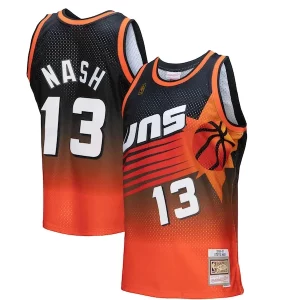 Estupendo Perfecto Atractivo Steve Nash Phoenix Suns 1996/97 Hardwood Classics Fadeaway Swingman Player Jersey Orange/Black
