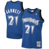 Fantástico Increíble Clásico Kevin Garnett Minnesota Timberwolves 2001/02 Hardwood Classics Swingman Jersey Blue