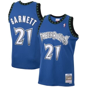 Fantástico Increíble Clásico Kevin Garnett Minnesota Timberwolves 2001/02 Hardwood Classics Swingman Jersey Blue