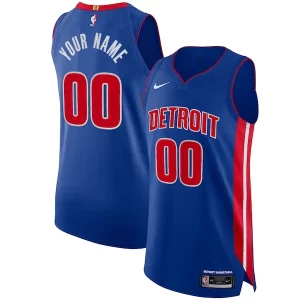 Moderno Cool Detroit Pistons Nike Authentic Custom Jersey Blue Icon Edition