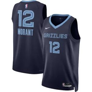 Chulo Lujoso Exquisito Ja Morant Memphis Grizzlies Nike Unisex Swingman Jersey Icon Edition Navy/White