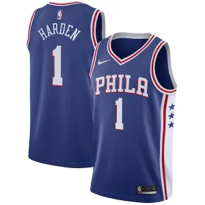 Delicioso James Harden Philadelphia 76ers Nike Swingman Jersey Icon Edition Royal
