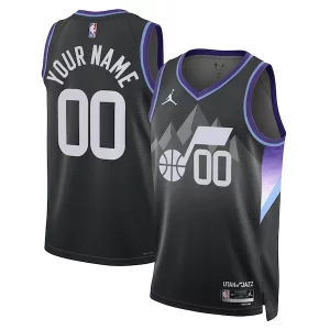 Ideal Utah Jazz Jordan Brand Unisex 2024/25 Custom Swingman Jersey Statement Edition Black