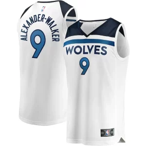 Ideal Único Chulo Nickeil Alexander Walker Minnesota Timberwolves Youth Fast Break Replica Player Jersey Association Edition White