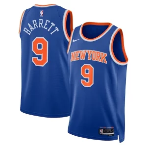 Fantástico RJ Barrett New York Knicks Nike Unisex Swingman Jersey Icon Edition Blue