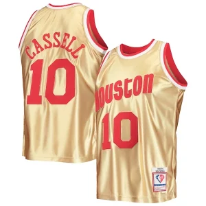 Maravilloso Sam Cassell Houston Rockets 75th Anniversary 1993/94 Hardwood Classics Swingman Jersey Gold