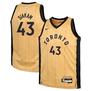 Elegante Pascal Siakam Toronto Raptors Nike Youth Swingman Replica Jersey City Edition Gold