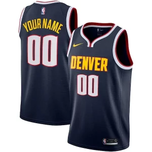 Increíble Único Denver Nuggets Nike 2022/23 Swingman Custom Jersey Icon Edition Navy