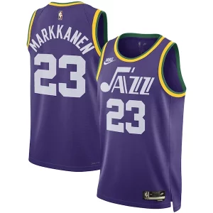 Magnífico Lauri Markkanen Utah Jazz Nike Unisex 2023/24 Swingman Replica Jersey Classic Edition Purple