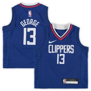 Versátil Exquisito Paul George LA Clippers Nike Toddler 2020/21 Replica Jersey Icon Edition Royal