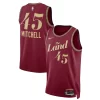 Duradero Estupendo Donovan Mitchell Cleveland Cavaliers Nike Unisex 2023/24 Swingman Jersey Wine City Edition