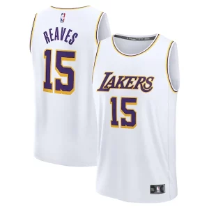 Delicioso Original Austin Reaves Los Angeles Lakers Youth Fast Break Replica Player Jersey Association Edition White