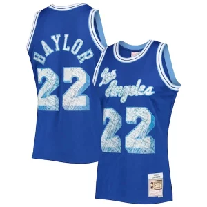 Delicioso Ideal Elgin Baylor Los Angeles Lakers 1996/97 Hardwood Classics NBA 75th Anniversary Diamond Swingman Jersey Royal