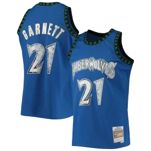 Chulo Estupendo Kevin Garnett Minnesota Timberwolves 2003/04 Hardwood Classics NBA 75th Anniversary Diamond Swingman Jersey Blue