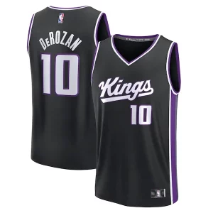 Chulo Magnífico DeMar DeRozan Sacramento Kings Fast Break Replica Player Jersey Icon Edition Black
