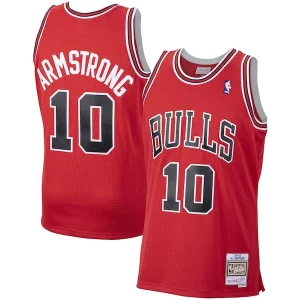 Maravilloso Exquisito Versátil B. J. Armstrong Chicago Bulls 2001/02 Hardwood Classics Swingman Jersey Red