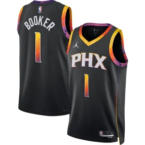 Clásico Moderno Devin Booker Phoenix Suns Jordan Brand Unisex Swingman Jersey Statement Edition Black