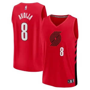 Maravilloso Duradero Deni Avdija Portland Trail Blazers Fast Break Player Jersey Statement Edition Red
