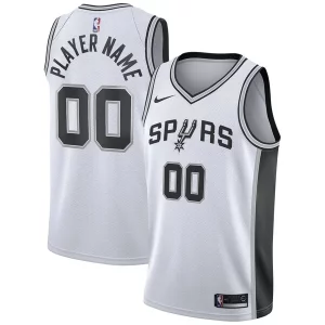 Encantador Duradero Lujoso San Antonio Spurs Nike 2020/21 Swingman Custom Jersey Association Edition White