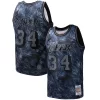 Ideal Shaquille O'Neal Los Angeles Lakers Hardwood Classics 1996/97 Tie Dye Swingman Jersey Black