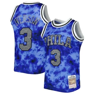 Delicioso Estupendo Increíble Allen Iverson Philadelphia 76ers 1996/97 Galaxy Swingman Jersey Royal
