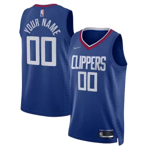 Exquisito LA Clippers Nike 2021/22 Diamond Swingman Custom Jersey Icon Edition Royal