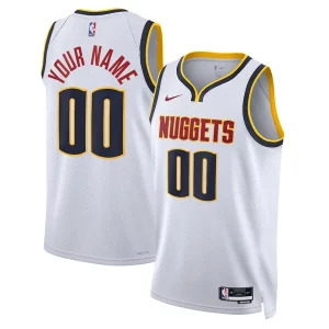 Comodo Resistente Denver Nuggets Nike Unisex Swingman Custom Jersey White Association Edition