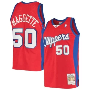 Lujoso Versátil Atractivo Corey Maggette LA Clippers 2001/02 Hardwood Classics Swingman Jersey Red