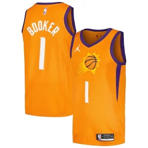 Exquisito Devin Booker Phoenix Suns Jordan Brand Swingman Player Jersey Statement Edition Orange
