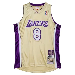 Genial Único Kobe Bryant Los Angeles Lakers Hall of Fame Class of 2020 #8 Authentic Jersey Gold/Purple