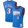 Comodo Hermoso Atractivo Allen Iverson Philadelphia 76ers 1999/2000 Hardwood Classics Swingman Jersey Royal