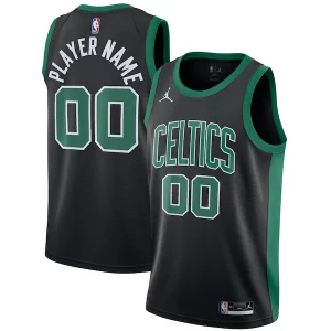 Elegante Versátil Boston Celtics Jordan Brand Swingman Custom Jersey Statement Edition Black