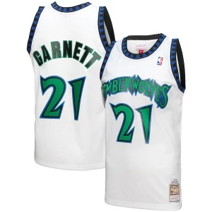 Original Kevin Garnett Minnesota Timberwolves 1997 98 Hardwood Classics Reload 3.0 Swingman Jersey White
