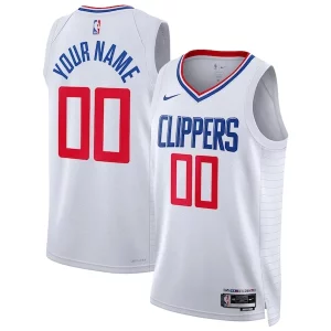 Exquisito Resistente LA Clippers Nike Unisex Swingman Custom Jersey White Association Edition