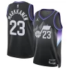 Magnífico Genial Lauri Markkanen Utah Jazz Jordan Brand Unisex 2024/25 Swingman Jersey Statement Edition Black
